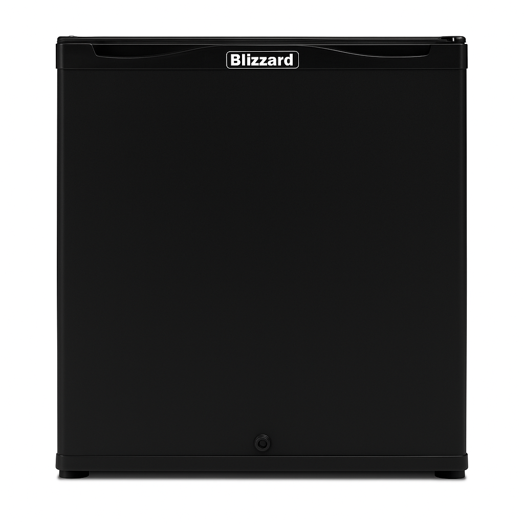 BLIZZARD Single Solid Door Mini Bar Front view on a white background