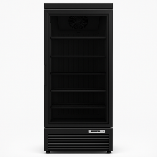 BLIZZARD Single‑Door Glass Display Chiller front view on a white background
