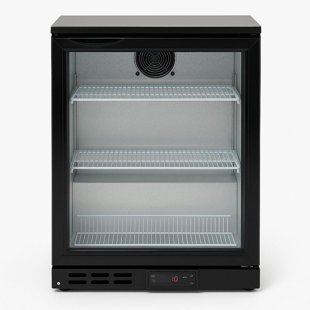 Blizzard Low-Height Single-Door Bottle Cooler Front View