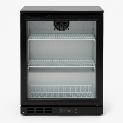 Blizzard Low-Height Single-Door Bottle Cooler Front View