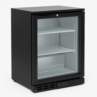 Blizzard Low-Height Single-Door Bottle Cooler Side View