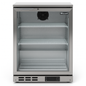 Blizzard Single-Door Stainless-Steel Bottle Cooler Grey Front View