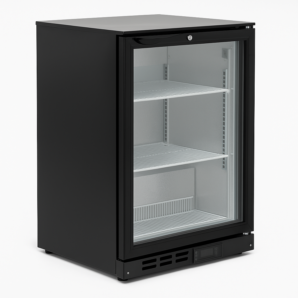 Blizzard Single Door Bottle Cooler Side View