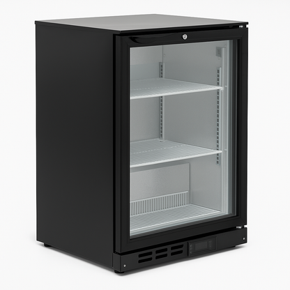 Blizzard Single Door Bottle Cooler Side View