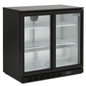 Blizzard Low-Height Sliding Double Door Bottle Cooler